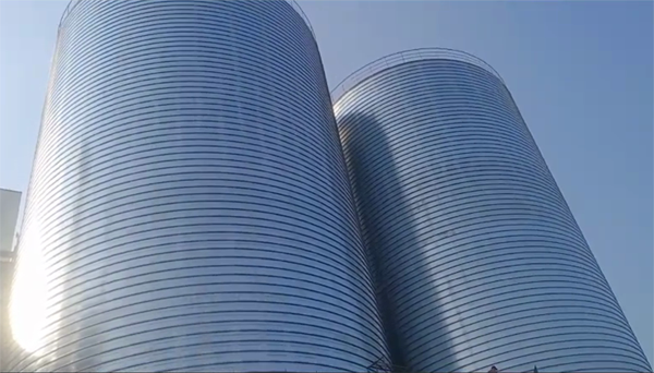 香洲2座混凝土高架卷板仓